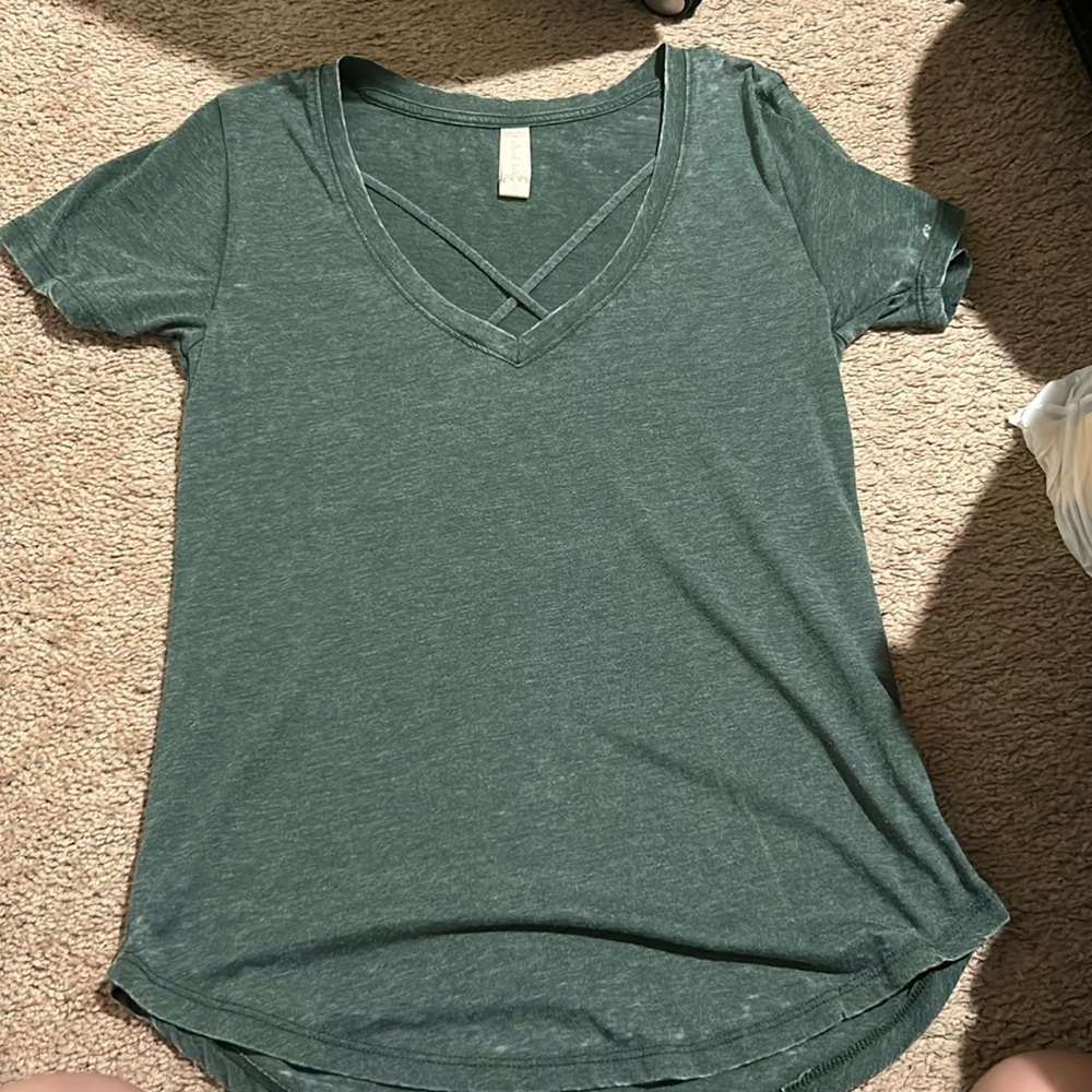 Green blouse